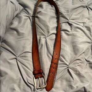 Classic Brown Leather Belt